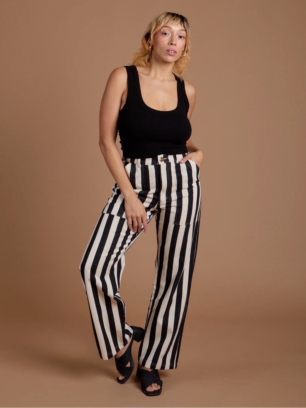 Big Bud Press Striped Work Pants